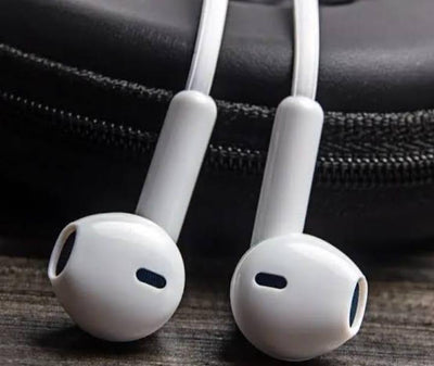Clear Voice Wired Earphones White