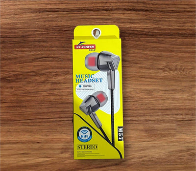 Clear Voice Wired Earphones Black