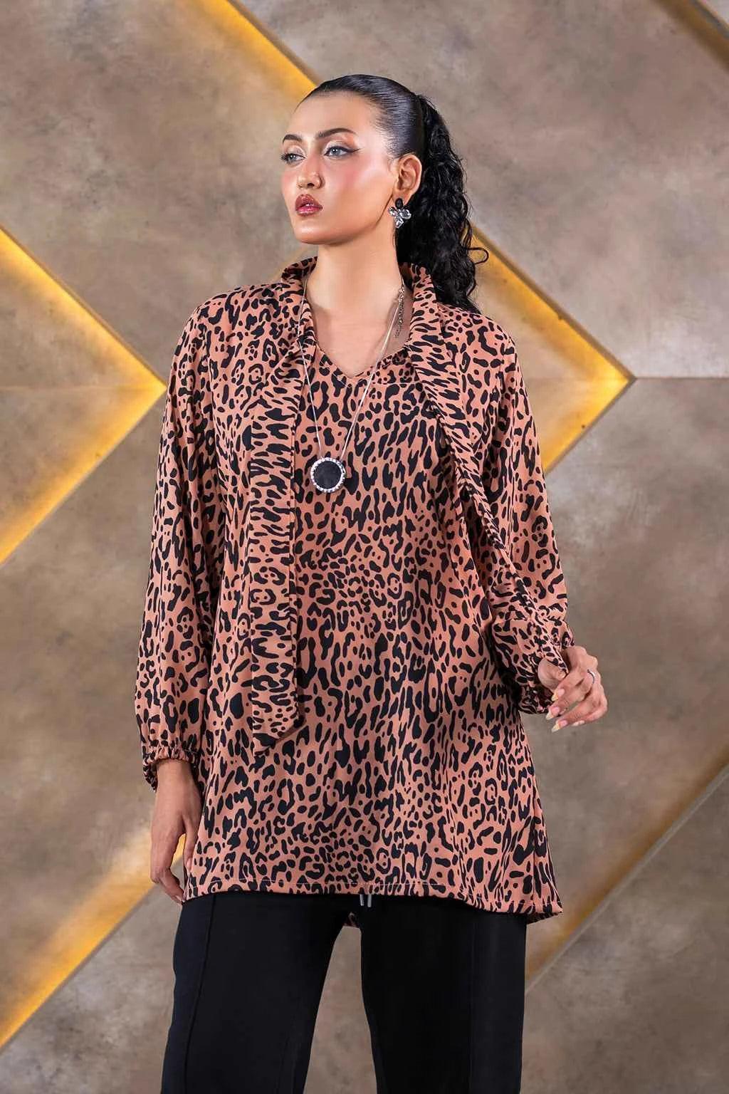 Ebon Luxe Cheetah Set EW-000578