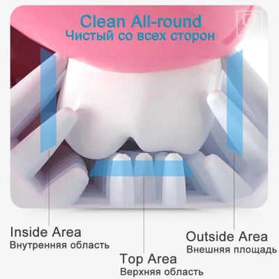 Silicone U-Shaped Toothbrush For Kids - Pack of 4