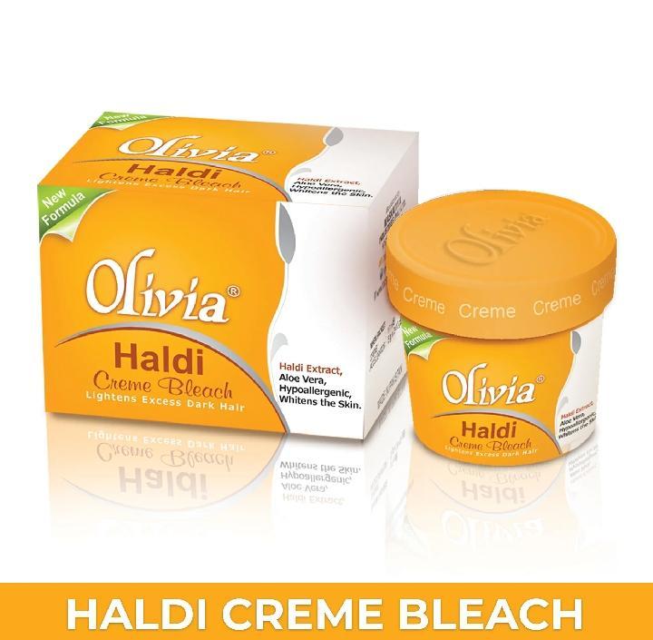 Olive haldi Bleach Cream for glow skin